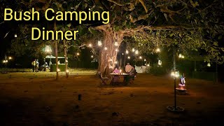 Bush Camping Dinner At The River Wood Forest Retreat Kanha Tiger Reserve amp Kanha National Park MP [upl. by Anoirtac]