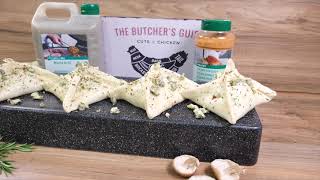 Chicken Mushroom amp Stilton Wellington Tutorial [upl. by Joachima]