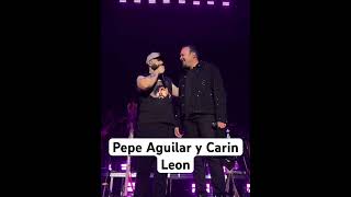 Pepe Aguilar y Carin Leon se encuentran en Nueva York para trabajar juntos en el escenario viral [upl. by Bink]