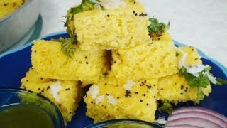 Instant Khaman Recipe Video  Nylon Khaman Recipe  Gujarati Cuisine by Bhavna [upl. by Aicenav505]