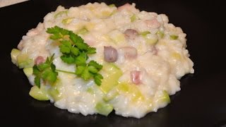 RISOTTO ALLE ZUCCHINE E PANCETTA AFFUMICATA [upl. by Okomom]