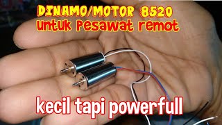 Unboxing dinamomotor 8520 untuk pesawat remot [upl. by Hakeber]