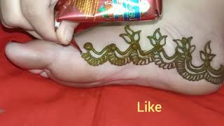 Foot Mehndi Design  Mehandi Design Pair Ka  pairon Ki Mehandi Design [upl. by Nirre188]