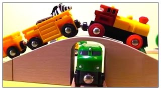 BRIO Toy Trains  FARM ANIMALS RAILWAY Quality Build amp Play Demo động vật xe lửa đồ chơi [upl. by Dupaix]