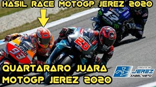 Hasil Full Race MotoGP Jerez 19 Juli 2020  Berita motoGP hari ini  race motoGP jerez 2020 [upl. by Aterg44]