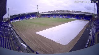 Prenton Park pitch update [upl. by Gretta480]