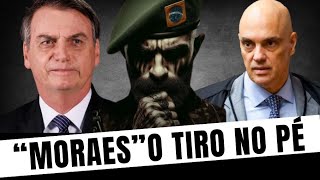 ⚡TIRO NO PÈ Moraes Prova Que Bolsonaro é Inocente ao Prender os Kids Pretos [upl. by Htiekel]