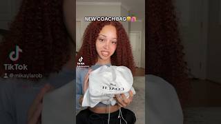 COACH BAG UNBOXING🤩👀 [upl. by Alyakam]