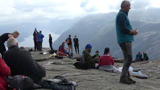 Preikestolen Norwegen  Aufstieg und Aussicht [upl. by Dragelin]