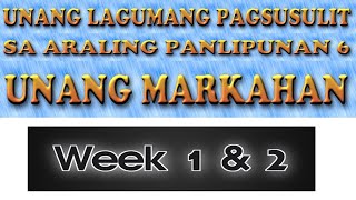 UNANG LAGUMANG PAGSUSULIT SA AP 6 UNANG MARKAHAN [upl. by Etnahc]