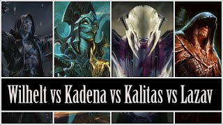 Wilhelt vs Kadena vs Kalitas vs Lazav  Paper Commander EDH Gameplay  eedi H tribalkai [upl. by Oluap776]