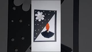 Diwali special card making ideas ll Happy Diwali ll diy howtomakepaperdiya diwalidecoration yt [upl. by Carlisle828]