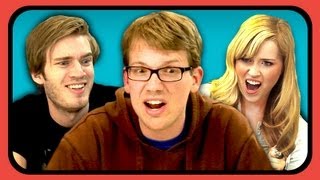 YouTubers React to Dont Hug Me Im Scared [upl. by Etakyram]