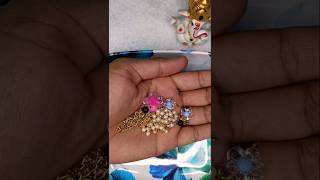 DIY Simple Necklace diy necklace trending shots [upl. by Helbonna]