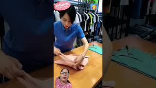 Tshirt folding idea trending shorts [upl. by Atir573]