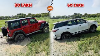 Toyota Legender vs Jeep Wrangler  Real offroad test [upl. by Yam]