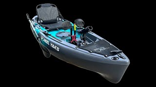 Modular Pedal Drive Fishing Kayak Super Lightweight 400lbs Capacity Easy to Store  Easy to Carry [upl. by Ybbor]