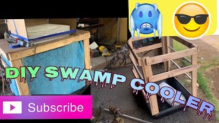 DIY evaporative cooler  Swamp cooler for garage￼ [upl. by Nolram]