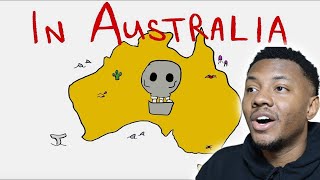 AMERICAN REACTS TO AUSTRALIAS DEADLIEST ANIMALS SONG [upl. by Hayott]