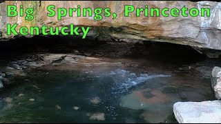 Big Springs Park cave Princeton Kentucky just a little History and fun 62 River Jumper Channel [upl. by Goldsmith]