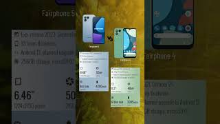 Fairphone 5 vs Fairphone 4 [upl. by Aimat]