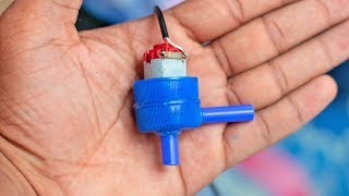 How to make Water Pump with dc motor  Global fun [upl. by Walczak]