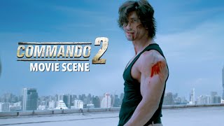 Commando 2 Super Scene  Zafar ki maut ko aise zaya hone dogi  Vidyut Jammwal  Adah Sharma [upl. by Enaywd]