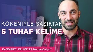 KANDIRIKÇI KELİMELER NerdenGeliyo  Kökeniyle Şaşırtan 5 Kelime [upl. by Tennos825]