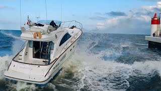 📛 LA DANGEROSITÉ DES VAGUES MENACE TOUJOURS LES ENTRÉES ET SORTIES DES BATEAUX À CAPBRETON BIGWAVES [upl. by Pine]