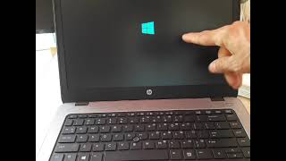 como formatear hp elitebook como instalar windows 10 [upl. by Adigirb]