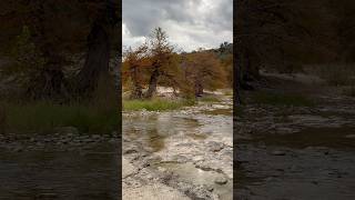 Pedernales Falls State Park Texas  USA  fallcolors scenery [upl. by Boeke]