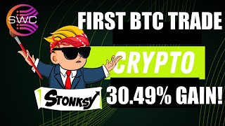 Trading Bitcoin BTC With Stonksy Indicator By That Martini Guy  My First Impressions 3049 GAINS [upl. by Ecirtnuahs709]