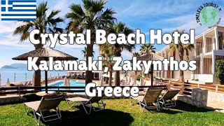 Best Places To Stay in Zakynthos Zante Greece in 2025 Crystal Beach Hotel Kalamaki [upl. by Harmonie]