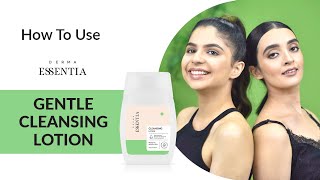 How To Use Derma Essentia Gentle Cleansing Lotion  For Normal to Sensitive Skin [upl. by Latta961]