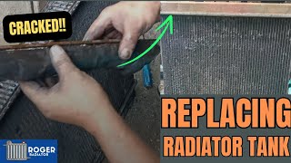 Cracked Radiator Tank I Replaced It With COPPER [upl. by Ruel]