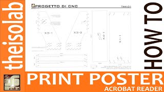 Come stampare file pdf di grande formato in A4 con acrobat reader [upl. by Oglesby]