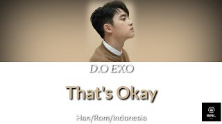 DO EXO Thats Okay  Lyric [upl. by Koser]