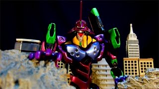 SOUL OF CHOGOKIN GX14 EVANGELION UNIT 01 TEST TYPE  NEON GENESIS EVANGELION FIGURE REVIEW [upl. by Kenway]