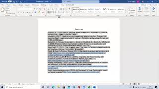 How to format your APA 7th ed reference list default [upl. by Hselin]