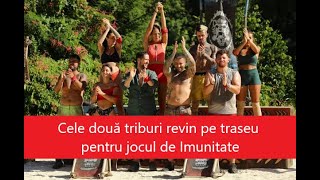 Cele două triburi revin pe traseu pentru jocul de Imunitate la Survivor All Stars [upl. by Wilkie]