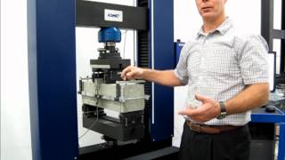 Performing ASTM C1609 on an ADMET eXpert 2655 testing machine [upl. by Sirmons]