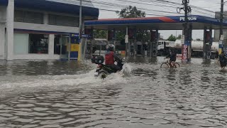 Yamaha Sniper Sumogod Sa Baha Bagyong Paeng BACOOR CAVITE [upl. by Norrad310]