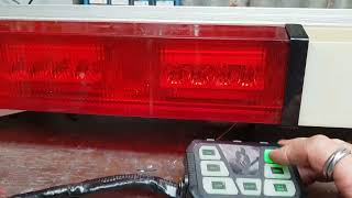 FENIEX Mini 4200 Controller amp Hazard 90 Series Lightbar with WHITE Led Modules [upl. by Muiram103]