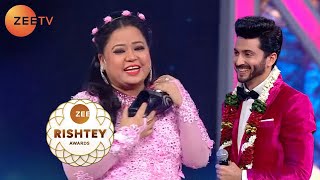 Zee Rishtey Awards 2017  Bharti Enters As Cindrella To Find Her Prince Charming  Zee TV [upl. by Chita]