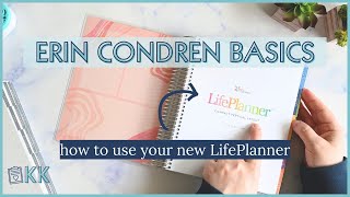 Erin Condren Planners for Beginners How to Use your New LifePlanner Functionally to Stay Organized [upl. by Madalena793]