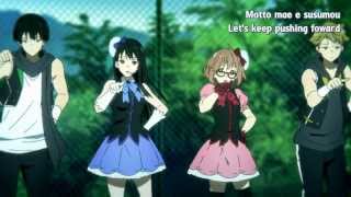 Kyoukai no Kanata Idols song  Yakusoku no kizun eng sub with lyrics HD [upl. by Gierc]