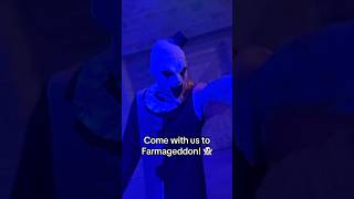 Farmageddon 👻 farmaggedon hauntedhouse scareactor halloweenevent halloween spookyseason art [upl. by Aneerak881]