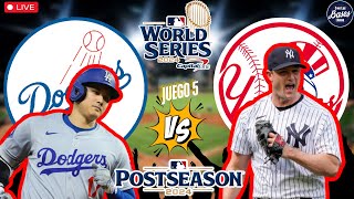 🚨 EN VIVO Serie Mundial 2024  Yankees vs Dodgers  Juego 5  Análisis y Reacciones ⚾🔥 [upl. by Nahshun]