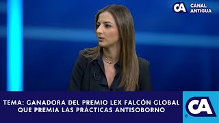 Tema Ganadora del Premio Lex Falcón Global que premia las prácticas Antisoborno [upl. by Einhpad805]