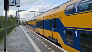 Trains at Groningen Europapark  a Dutch urban railway station [upl. by Lynnett]